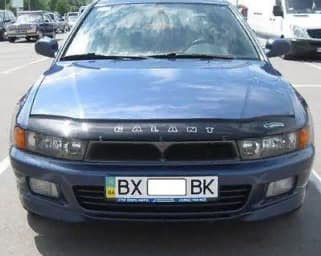 Дефлектор капота (мухобойка) Mitsubishi  Galant с 1997 – 2003 г.в. (Митсубиши Галант) Вип Тюнинг